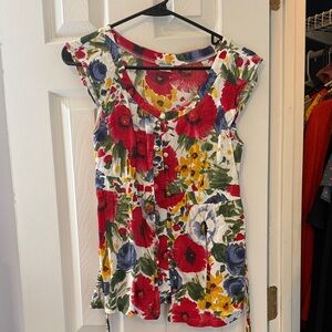 Soda Blu Multicolor Floral Blouse